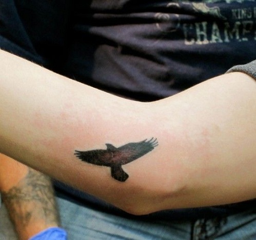 eagle tattoos for ladies on wrist