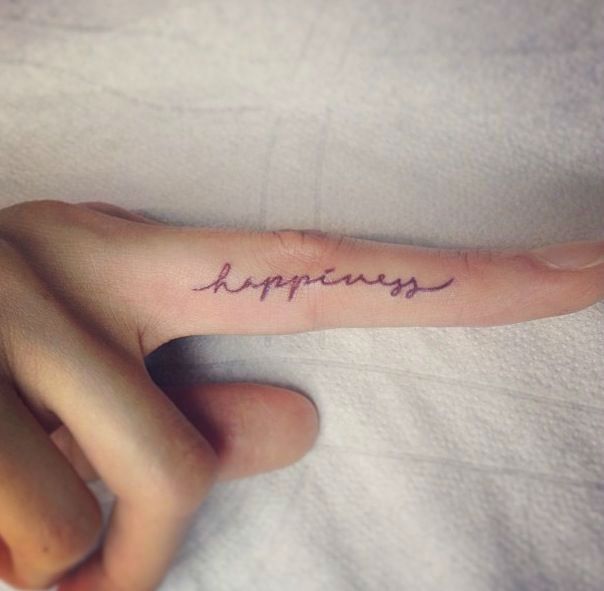 finger tattoo ideas words