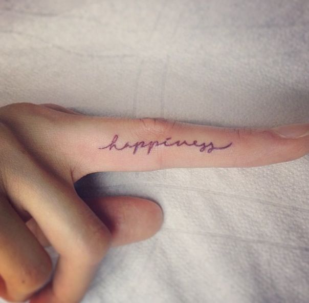 finger tattoo ideas words