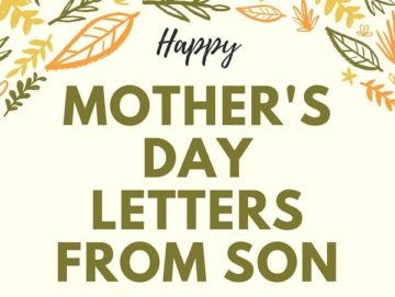 5 Best Mother’s Day Letters from Son in 2020 – UpnNext.com