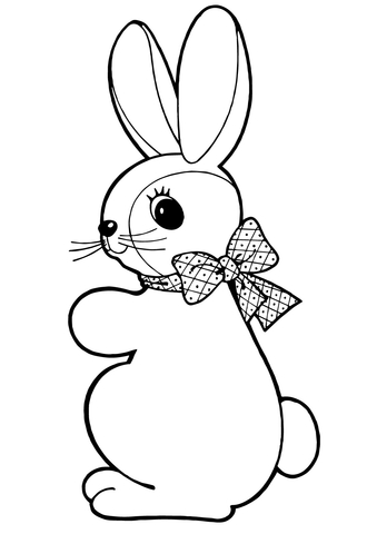 Easter Bunny coloring pages | Free Printable Pictures