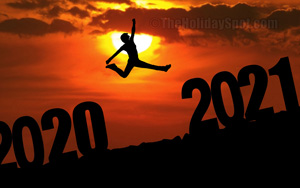 New Year Wallpaper - Jump to 2021