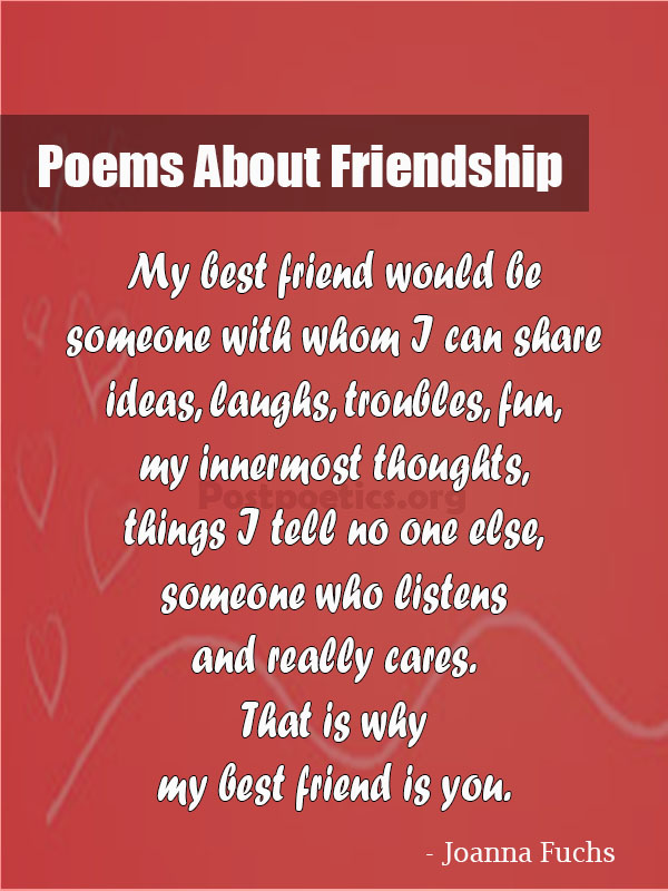 Short Friendship Poems | Best Forever Friendship Poetry