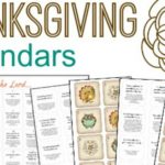 Thanksgiving Calendar (Printables)