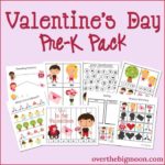 Valentine's Day Preschool Learning Pages -- 30 pages of fun Valentine's Day Activities for kids 2-5! Such a fun way to celebrate the holiday!