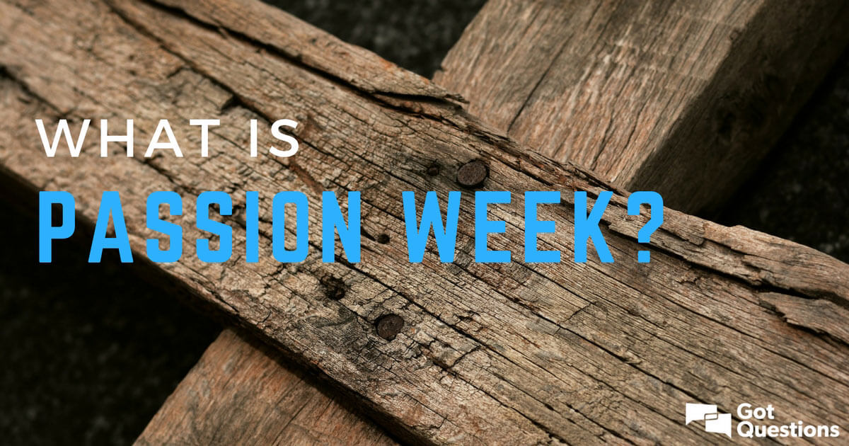 What is Passion Week / Holy Week? World Celebrat Daily Celebrations