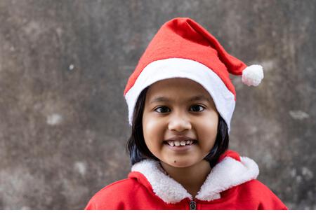 Man dressed as Santa Claus - Stock Image