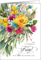 Happy Mother‡s Day Beautiful Bouquet for Friend card