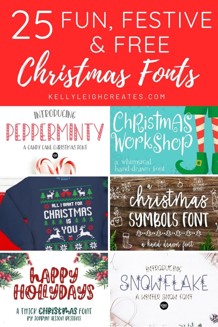 christmas fonts