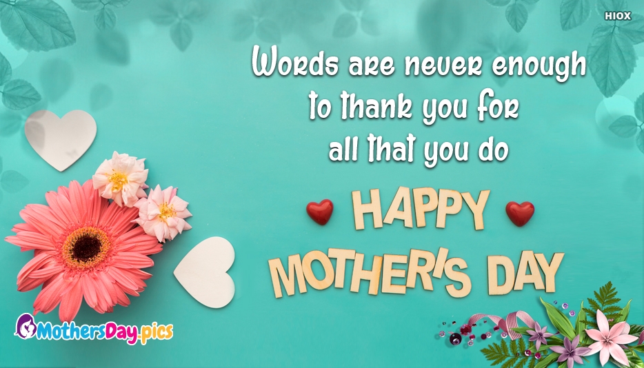 happy mothers day thank you quotes