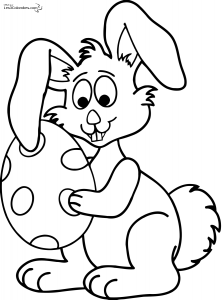 Coloring page easter free to color for kids