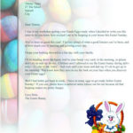 A Letter From ...: Easter Bunny Letter
