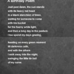 Birthday Poems - Poems For Birthday Poems