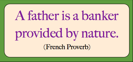 Banner with French Proverb:
