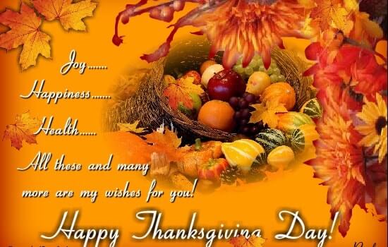 Happy Thanksgiving Greetings, Sayings For Friends & Family (2020*)