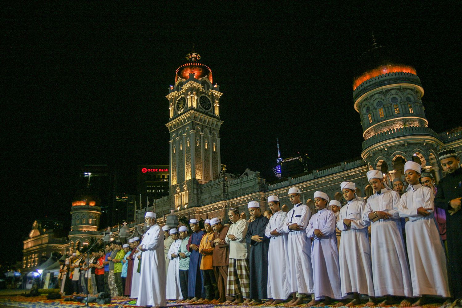 Taraweeh Prayers in the Islamic Celebration of Ramadan World Celebrat