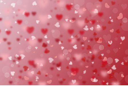 Heart shape with bokeh effect as background. Valentine's day concept. - Stock Image
