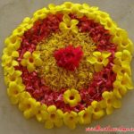 Rangoli Designs with Flowers Beautiful Simple & Easy HD Images