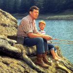 Andy and opie fishing in Andy Griffith show.