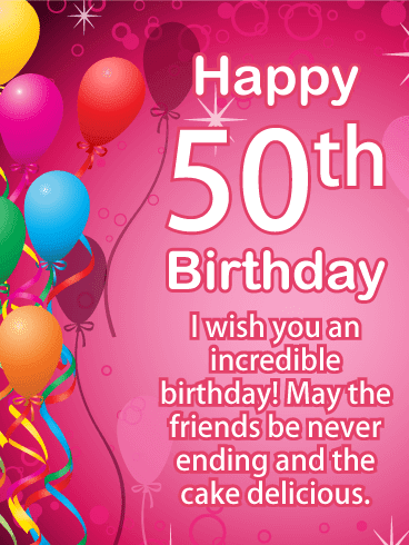 100+ Happy 50th Birthday Quotes & Wishes of 2021 - World ...