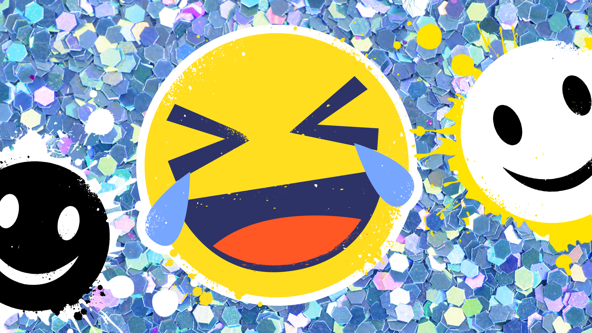 Laughing crying emoji face