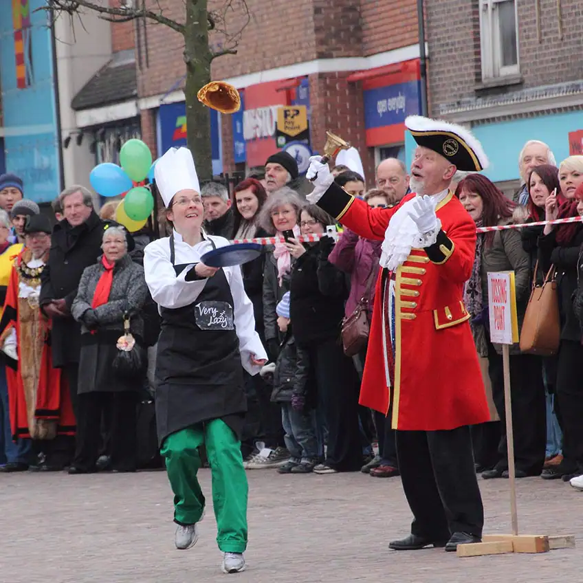 Pancake races in England