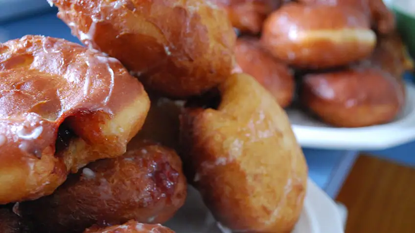 Fat Tuesday jam filled donuts