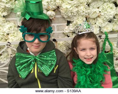 St. Patrick's day fun - Stock Image
