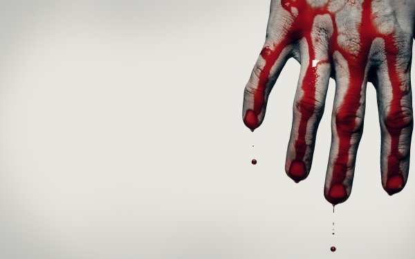 Dark Blood Creepy Horror Hand HD Wallpaper | Background Image