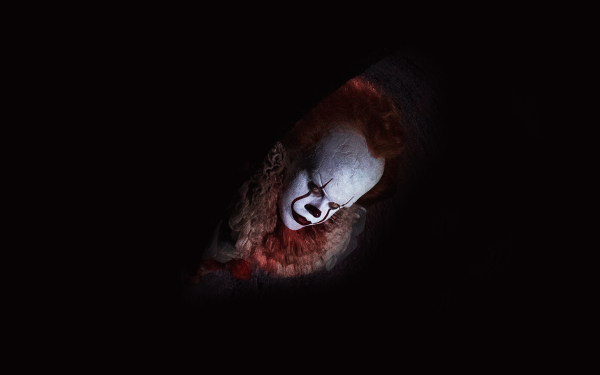 Movie It (2021) It Scary Clown Horror Dark Pennywise HD Wallpaper | Background Image