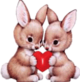 Rabbit Bunnies Sticker - Rabbit Bunnies Love Stickers
