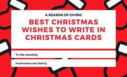 Best Christmas Wishes to Write in Christmas Cards