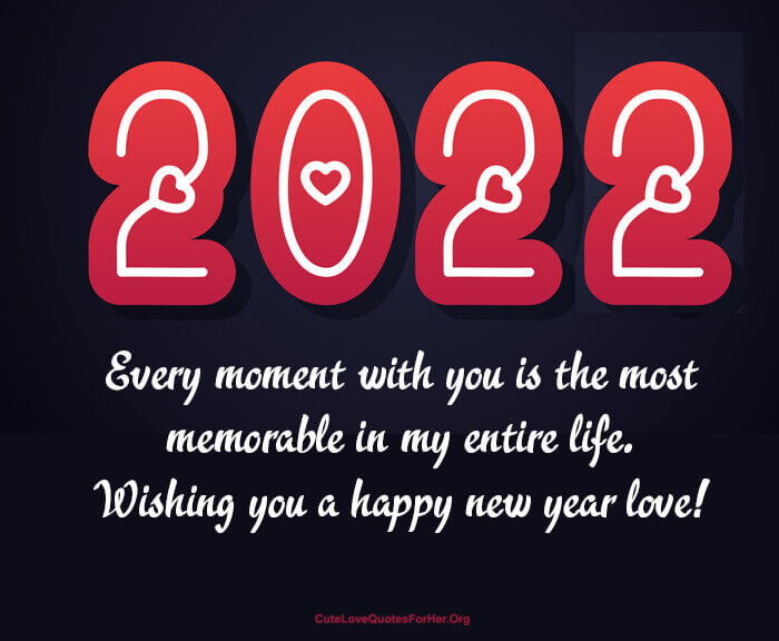 Happy New Year 2022 Love Wishes For Soulmate