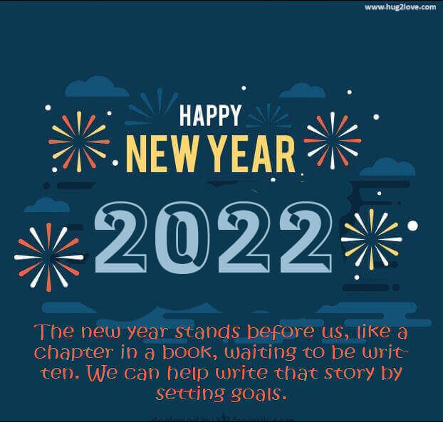 Happy New Year 2022 Ecard Greeting Romantic