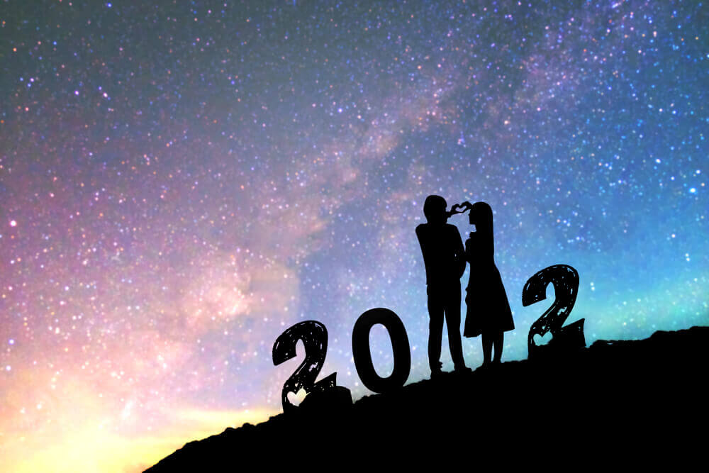 Happy New Year 2022 Love Couple Romance Image HD