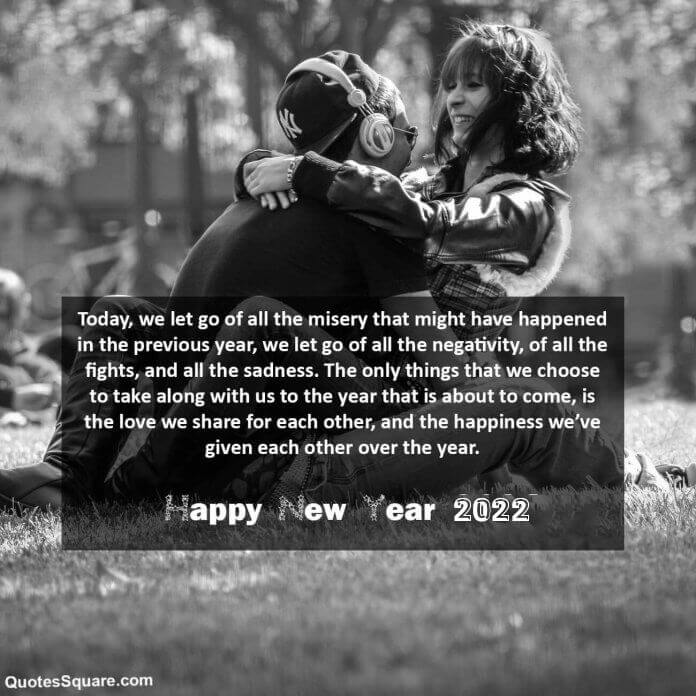 Happy New Year 2022 Romantic Messages For Her Him
