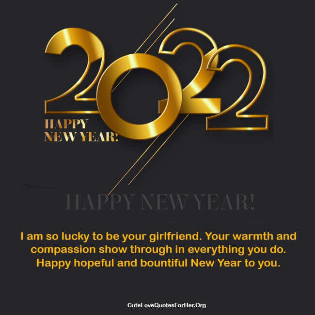 2022 New Year Love Wishes For Girlfriend To Inspire Her