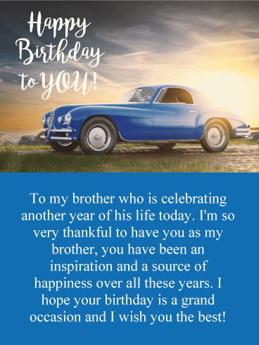 Happy Birthday to you! To my brother who is celebrating another year of his life today. I'm so very thankful to have you as my brother, you have been an inspiration and a source of happiness over all these years. I hope your birthday is a grand occasion and I wish you the best!