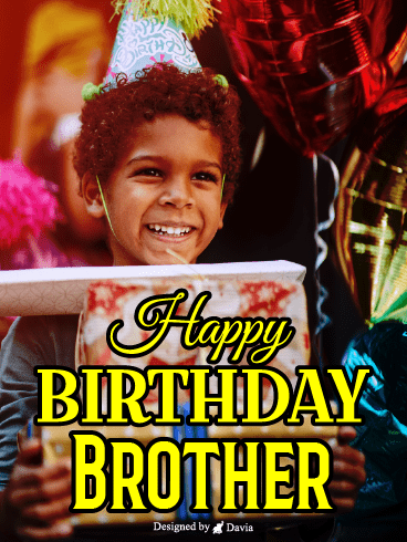 Sweet Smile – Happy Birthday Brother Cards