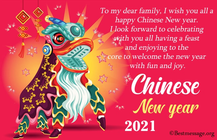 Happy Chinese New Year Wishes 2021, New Year Messages