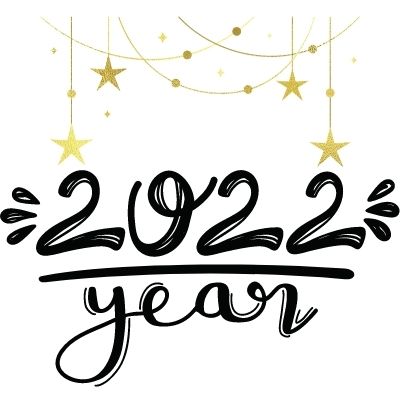 new year 2022 clipart