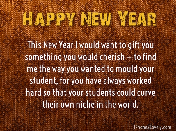 Happy New Year 2021 Teacher