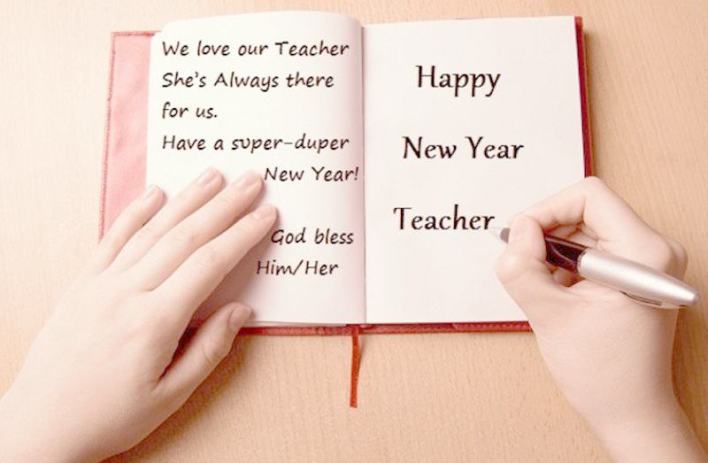 New Year Wishes Images for Teacher