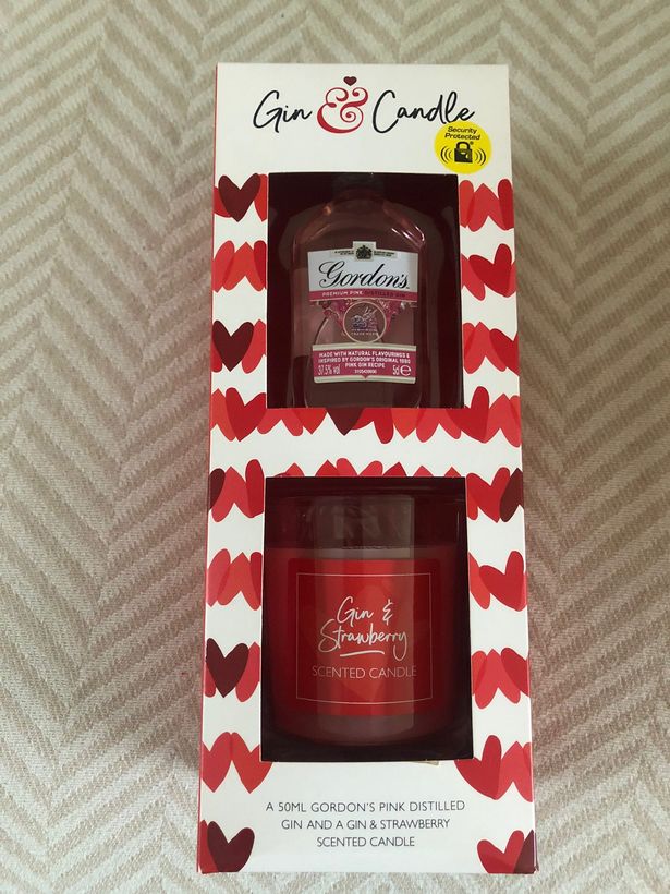 Morrison's Valentine's Gin and Strawberry Scented Candles