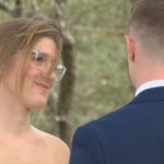 A couple tie the knot at a private airport in Harrison County on New Year's Day