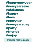 happy new year hashtags