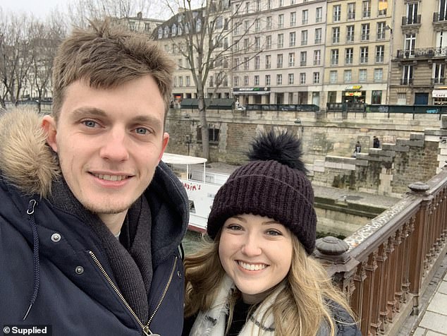 Josh, 27, fell in love at first sight when he spotted Jessie, 26, on the London leg of his Contiki tour