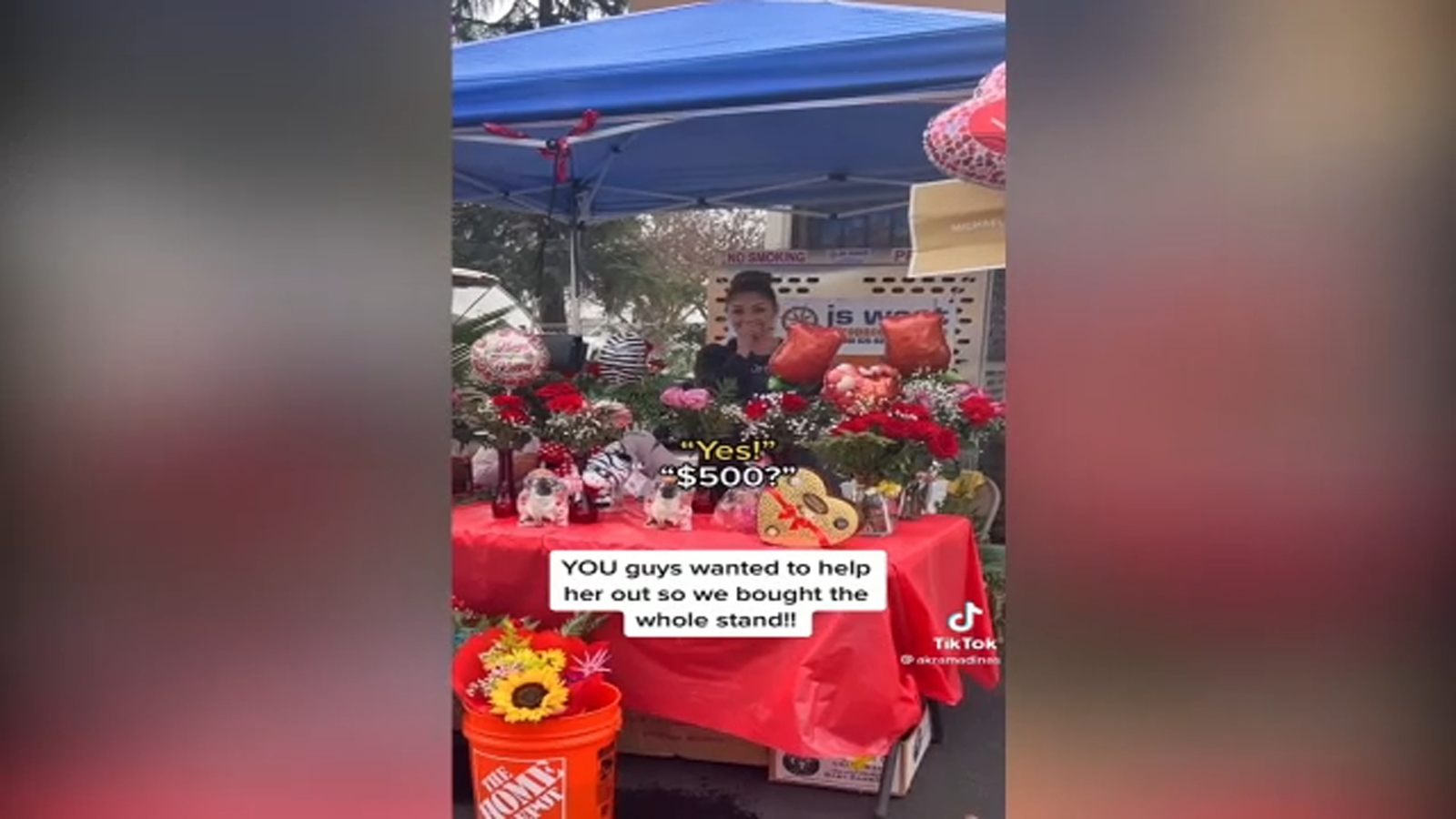 Fresno man surprises vendor by buying all her Valentine's items